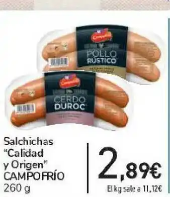 Carrefour Salchichas 260g oferta