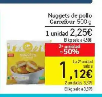 Carrefour Nuggets De Pollo Carrefour 500g oferta