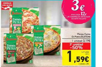 Carrefour 2a Unidad -50% Pizzas Forno Di Pietra Buitoni oferta