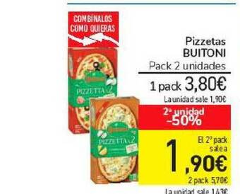 Carrefour 2a Unidad -50% Pizzetas Buitoni oferta