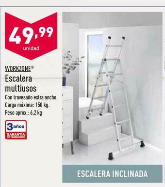 ALDI Workzone® Escalera Multiusos oferta
