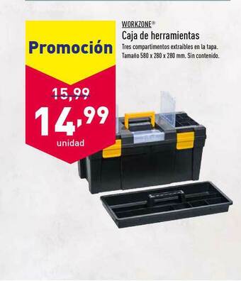ALDI Workzone® Caja De Herramientas oferta