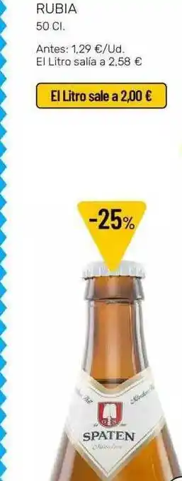 AhorraMas Rubia 50cl oferta