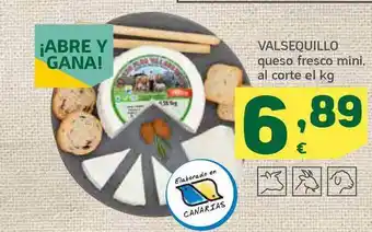 HiperDino Valsequillo Queso Fresco Mini oferta