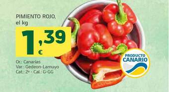 HiperDino Pimiento Rojo oferta