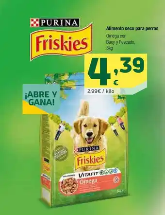 HiperDino Alimento Seco Para Perros Purina Friskies 3kg oferta