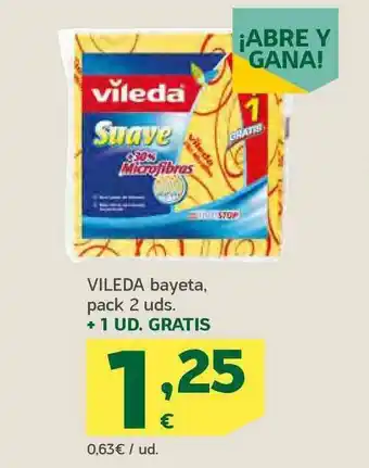 HiperDino Vileda Bayeta pack 2uds oferta