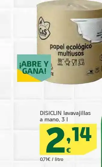 HiperDino Disiclin Lavavajillas A Mano oferta