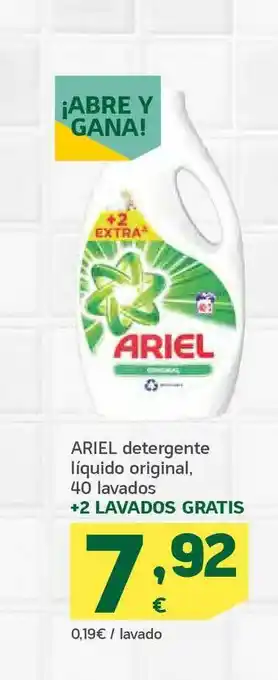 HiperDino Ariel Detergente Líquido Original 40 lavados oferta