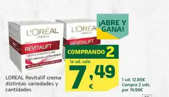 HiperDino Loreal Revitalif Crema oferta