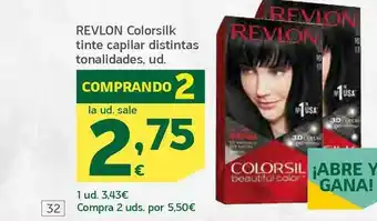 HiperDino Revlon Colorsilk Tinte Capilar oferta