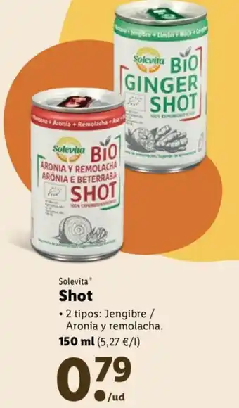Lidl Solevita Shot 150ml oferta