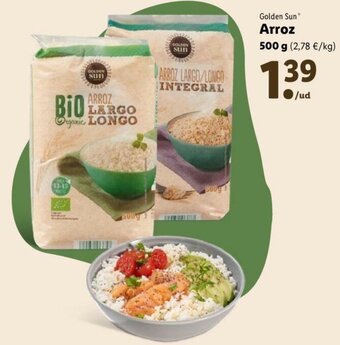 Lidl Golden Sun Arroz 500g oferta