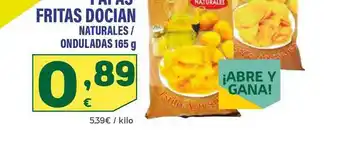 HiperDino Patatas Fritas Codian Naturales Onduladas 165g oferta