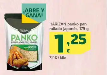HiperDino Harizan Panko Pan Rallado Japonés 175g oferta