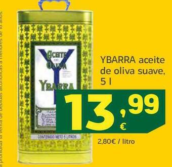 HiperDino Ybarra Aceite De Oliva Suave oferta