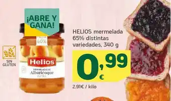 HiperDino Helios Mermelada 65% 340g oferta