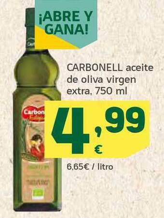 HiperDino Carbonell Aceite De Oliva Virgen Extra 750ml oferta