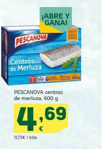 HiperDino Pescanova Centros De Merluza 400g oferta