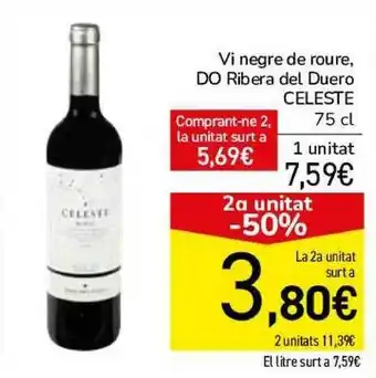 Andorra 2000 Vi Negre De Roure Do Ribera Del Duero Celeste 75cl oferta