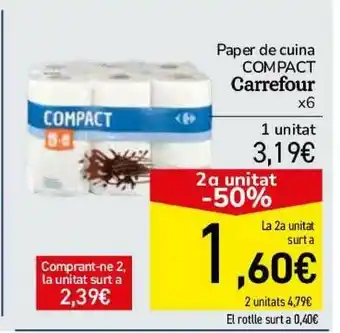 Andorra 2000 Paper De Cuina Compact Carrefour oferta