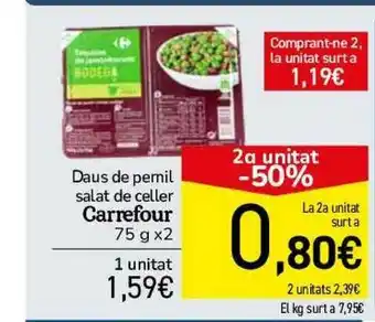 Andorra 2000 Daus De Pernil Salat De Celler Carrefour 75x2 oferta