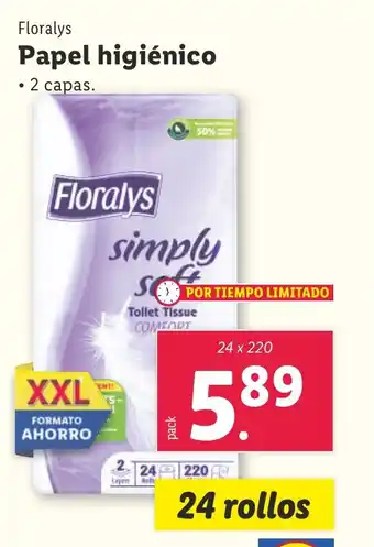 Lidl Papel higiénico oferta