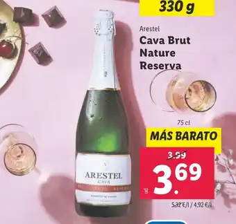 Lidl Arestel Cava Brut Nature Reserva oferta