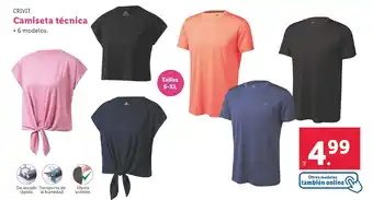 Lidl Camiseta técnica oferta