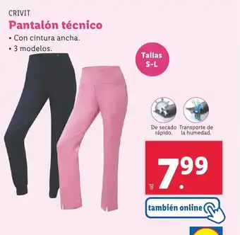 Lidl Pantalón técnico oferta