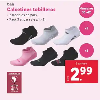 Lidl Calcetines tobilleros oferta