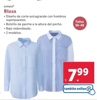 Lidl Blusa oferta