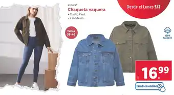Lidl Chaqueta vaquera oferta