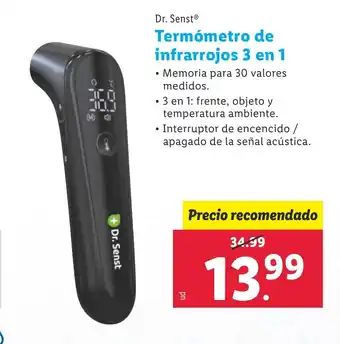 Lidl Termómetro de infrarrojos 3 en 1 oferta