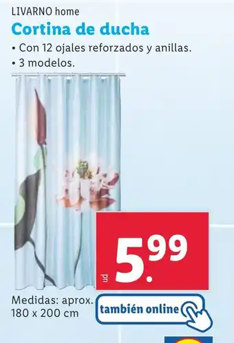 Lidl Cortina de ducha oferta