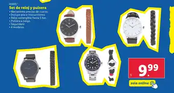 Lidl Set de reloj y pulsera oferta