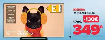 Carrefour TOSHIBA TV 55UV3363DG oferta