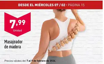 ALDI Masajeador de madera oferta