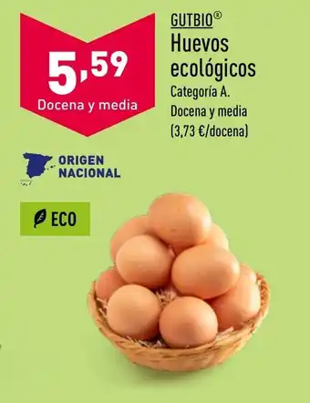 ALDI Huevos ecológicos oferta
