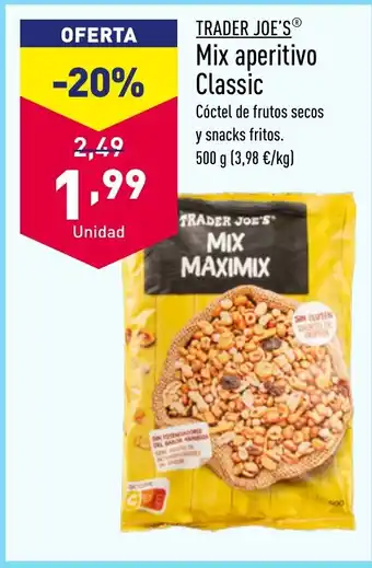 ALDI Mix aperitivo Classic oferta