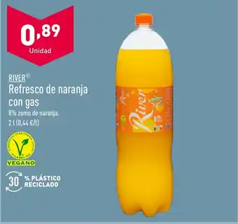 ALDI Refresco de naranja con gas oferta