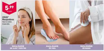 ALDI AMBIANO® Masajeadores Todos los modelos incluyen pilas. oferta