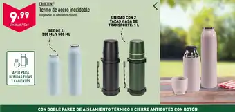 ALDI Termo de acero inoxidable oferta