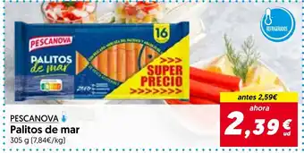 Hiper Usera PESCANOVA Palitos de mar oferta