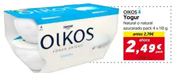 Hiper Usera OIKOS Yogur oferta