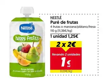 Hiper Usera NESTLÉ Puré de frutas oferta