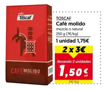 Hiper Usera TOSCAF Café molido oferta