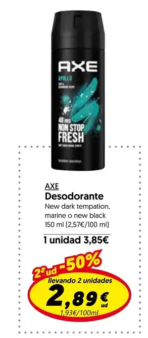 Hiper Usera AXE Desodorante oferta