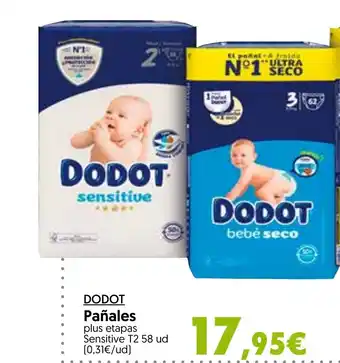 Hiper Usera DODOT Pañales plus etapas oferta