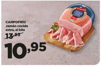 Alimerka CAMPOFRÍO Jamón cocido extra, el kilo oferta